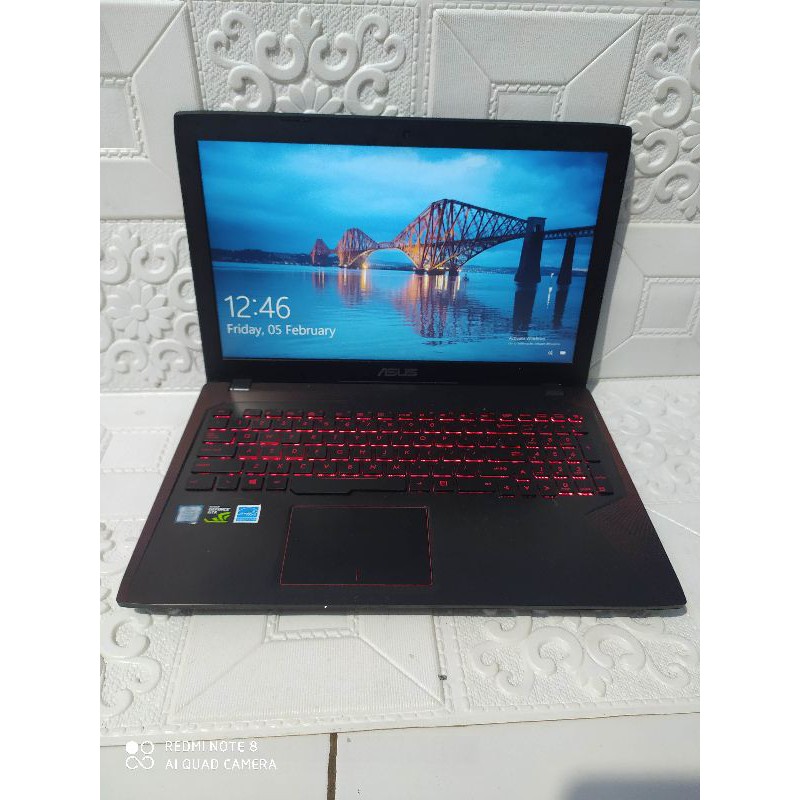 ASUS FX553VD Black i7-7700HQ RAM 8GB HDD 1TB VGA GTX1050