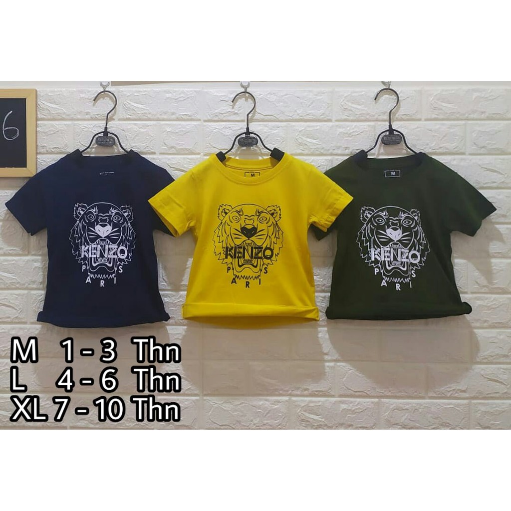 Kaos Distro Anak Laki2 Model Kekinian Warna Hijau Navy Kuning Kaus Lengan Pendek Anak Cowok Import