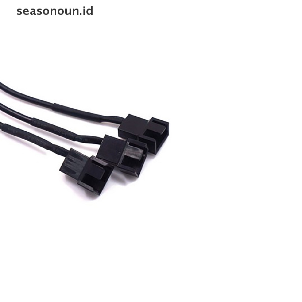 (seasonoun) Kabel Power Supply PWM Female 1 Ke 3 12V 4Pin 5.5x2.1mm Untuk Kipas Angin