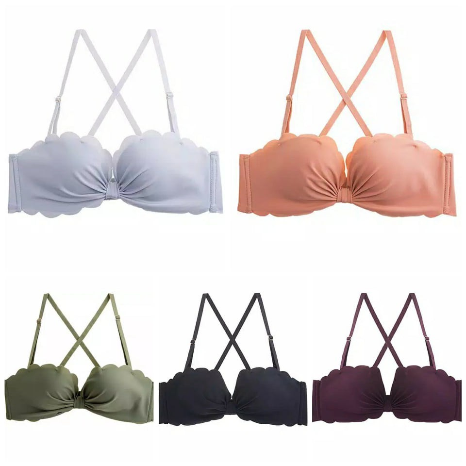 Bra Fashion Cantik Import Size 32-38 Tanpa Kawat