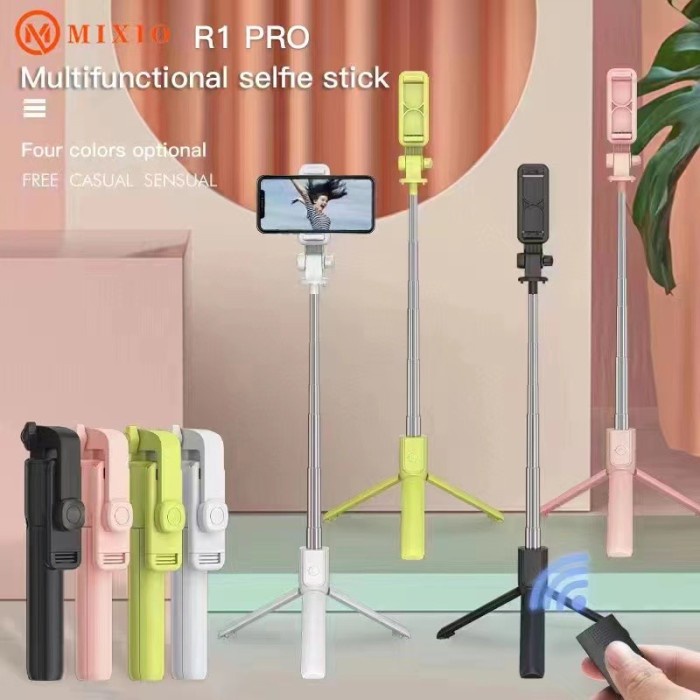 MIXIO - R1 PRO TRIPOD TONGSIS 3 in 1 / TONGSIS WIRELESS TRIPOD 360° BT