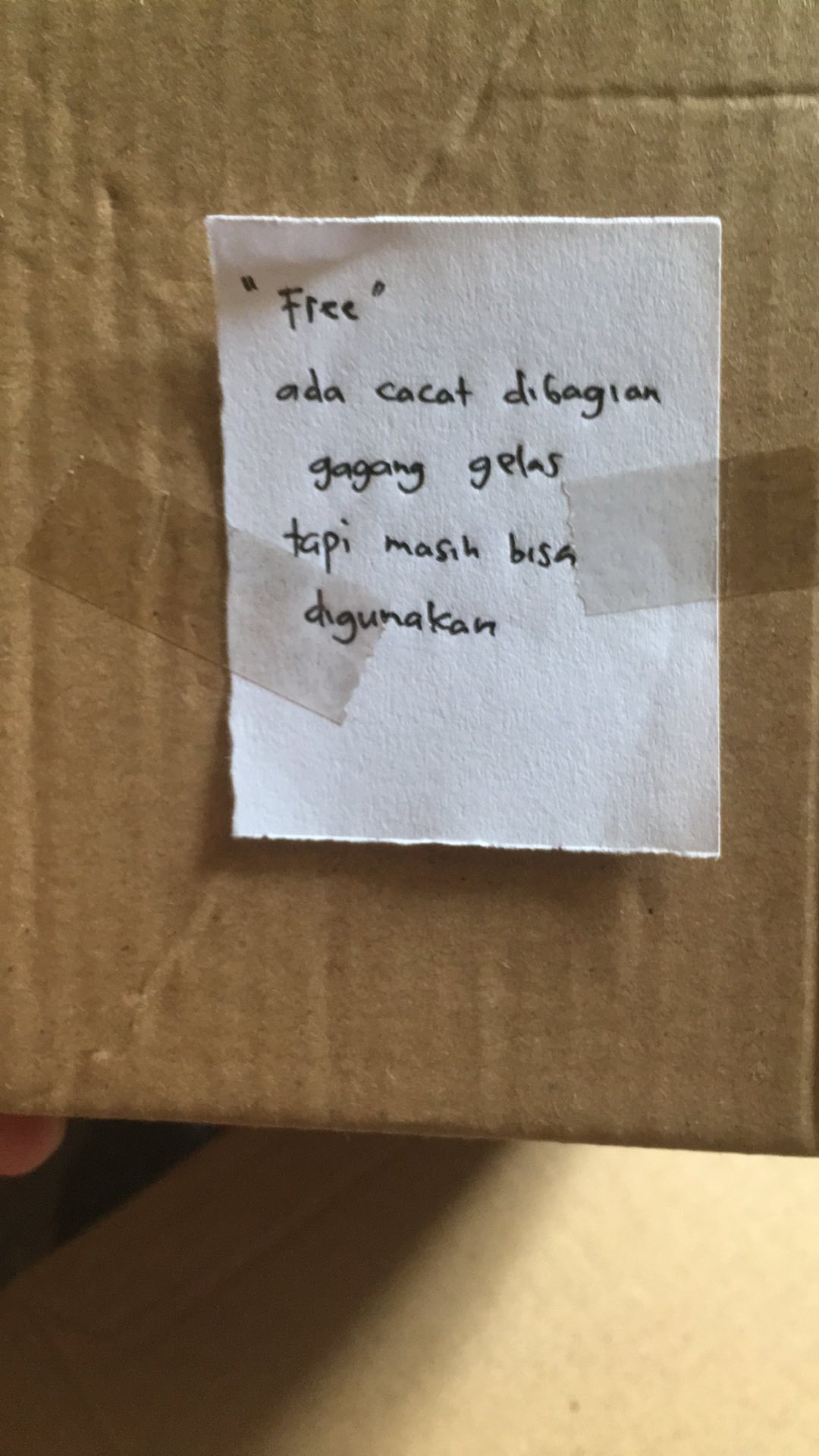 Gelas Kaca Dua Lapis Motif Sapi 250ml