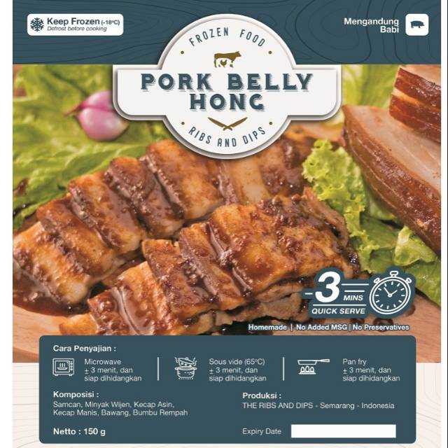 

Babi Hong (Braised Pork Belly ready-to-eat) 150gr