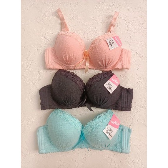 BRA WANITA/ BH WANITA IMPORT/ BRA KAWAT MOTIF RENDA ATAS FASHION 29086