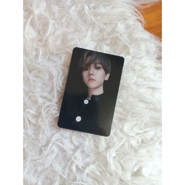 [OFFICIAL PC] Photo Card Baekhyun EXO City Light Night Version versi hitam