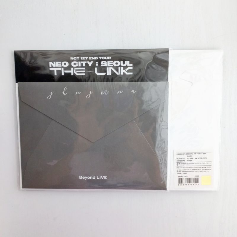 AR Ticket Neocity - The Link NCT 127 Mark (Sealed)