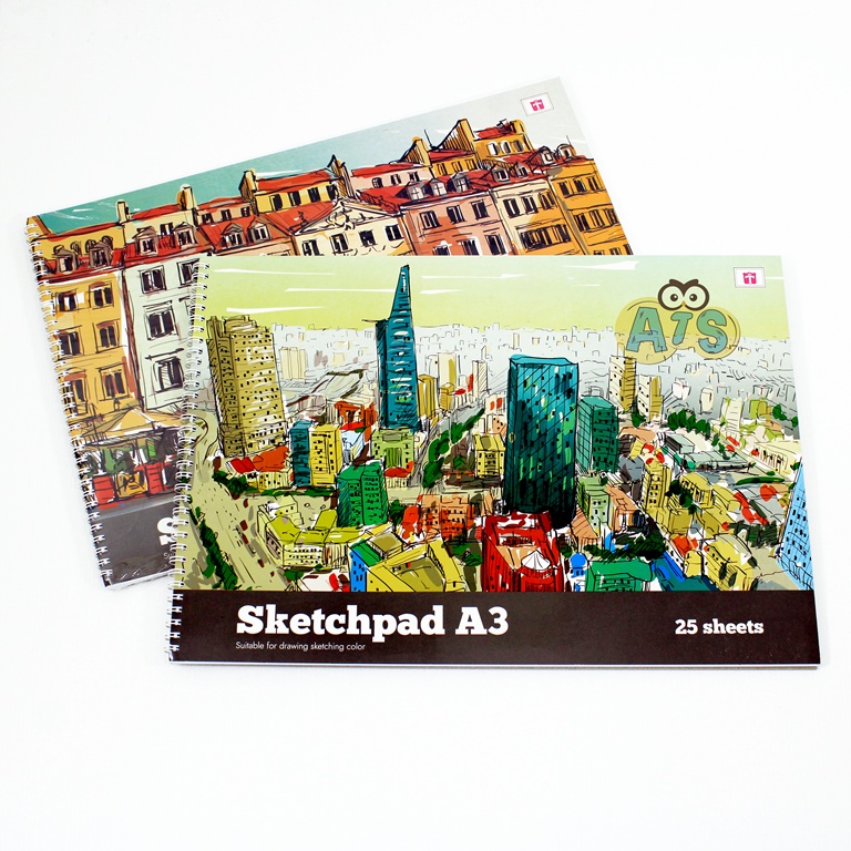 

Buku Sketsa / Sketch Pad A3 Tiara isi 25 Lembar & 50 Lembar