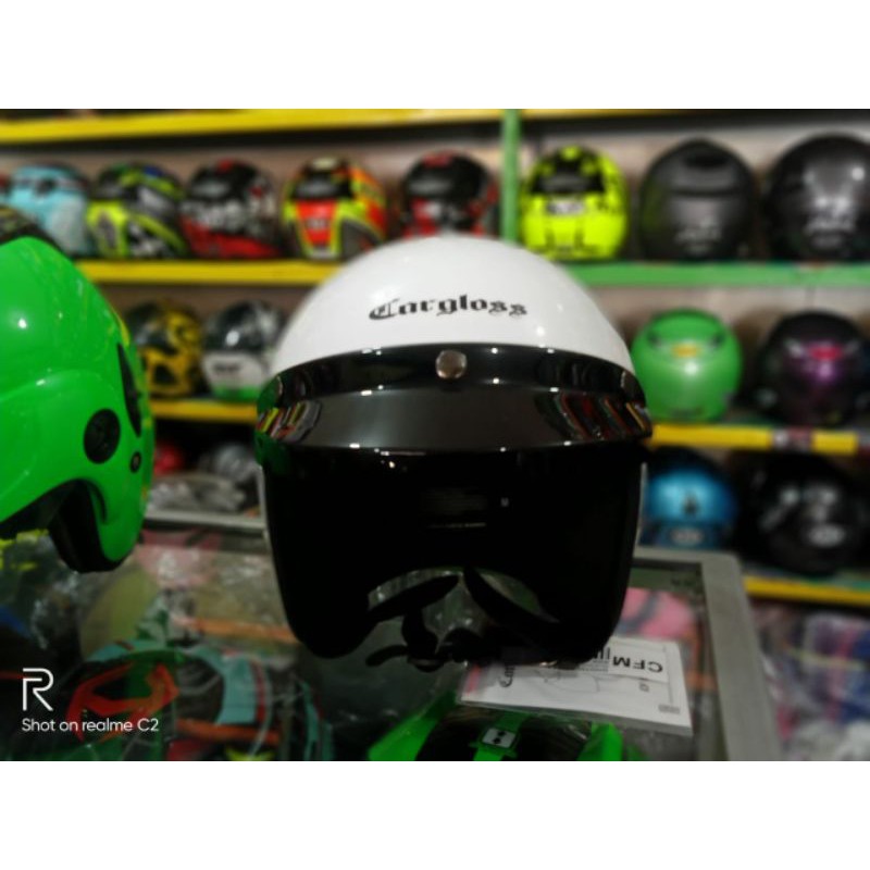 HELM CARGLOSS ORIGINAL100% SUPER WHITE