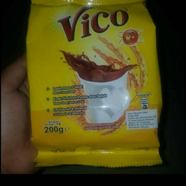 

Vico minuman malt coklat