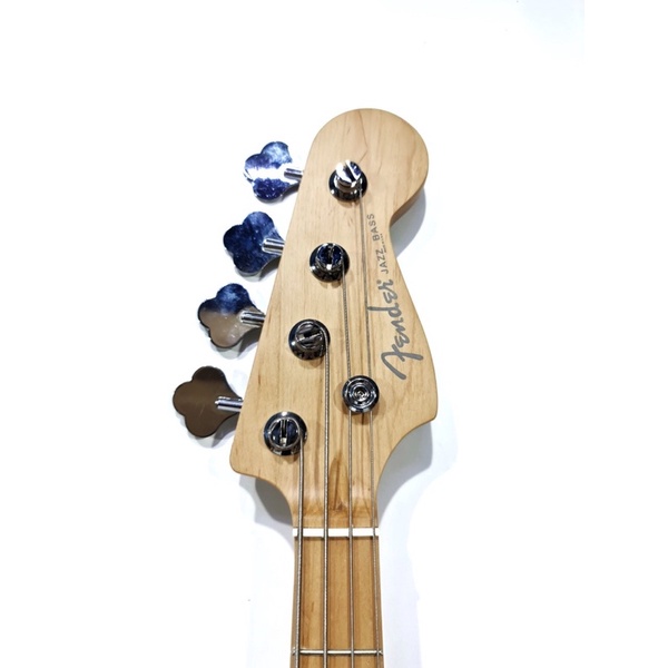 Bass Listrik Elektrik Merk Fender Jazz Bass Warna Putih Bonus Kabel Jack Jakarta Murah