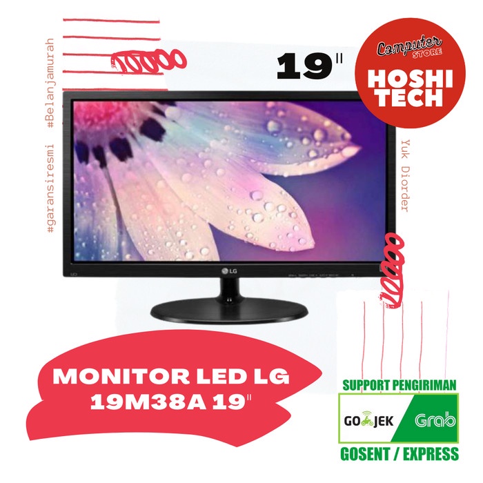 MONITOR LED LG 19M38A 19&quot; inch murah Resmi 1TH