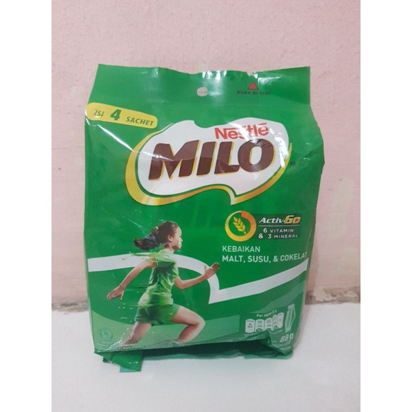 

MILO ACTIV-GO Sachet 22 gr x 4