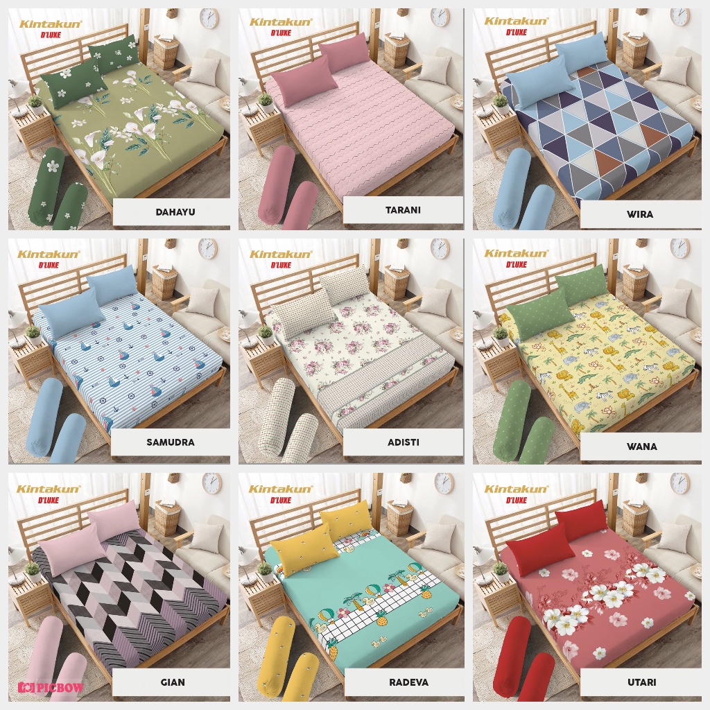 Sprei Kintakun D'luxe Tinggi 20 cm Uk.180 x 200 &amp; Uk. 160 x 200 Tinggi 20 cm Edisi Nirmana &amp; Edisi Kirana Bagian 2