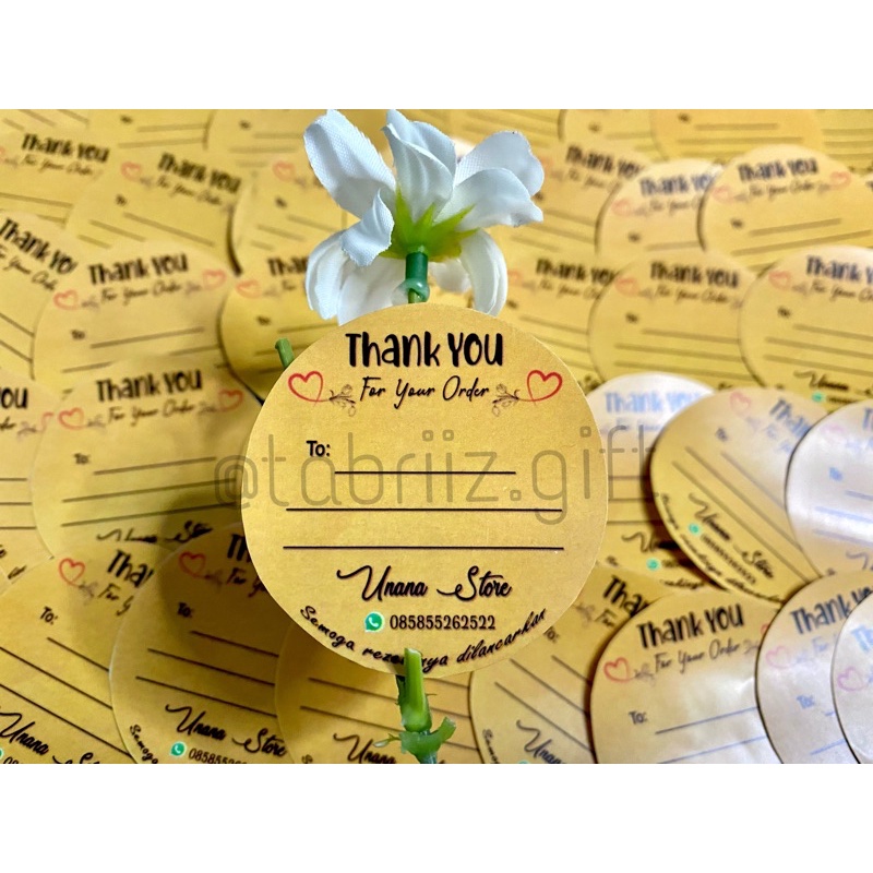 

STIKER / LABEL Online Shop (Thank You)