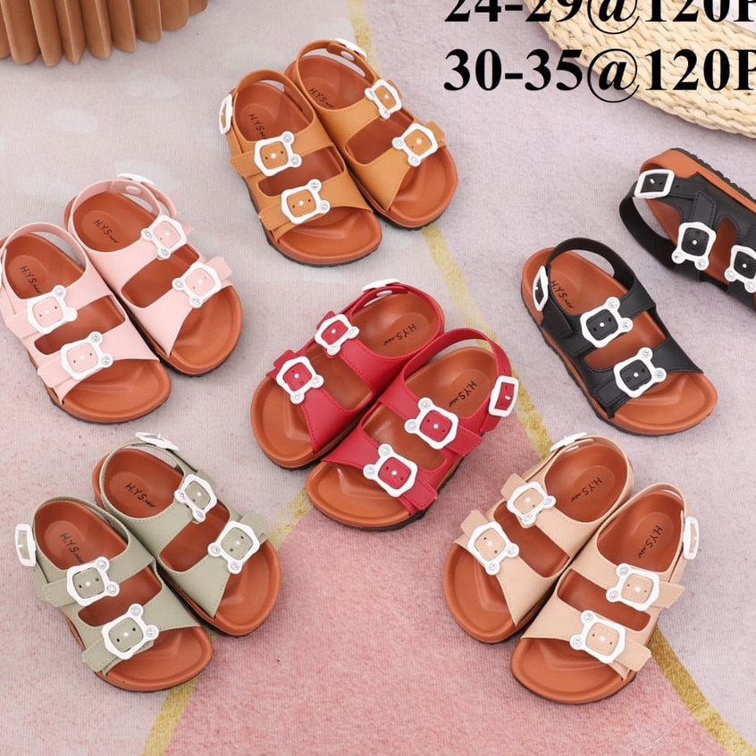 PROMO NGABISIN STOCK - Sandal Anak Karet Jelly BUNNY GESVER Import 1301 / Sandal Anak Perempuan Bahan Karet Model Lucu 2 - 10 Tahun Import