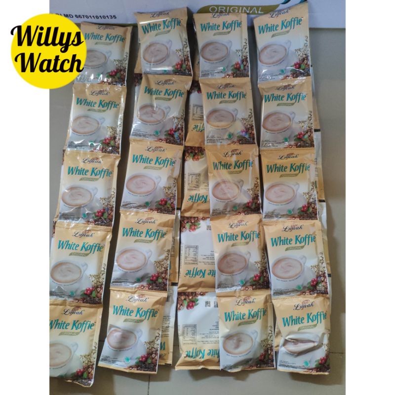 

Kopi Luwak White Coffee Koffie RENCENG (20gr x 10 pcs)