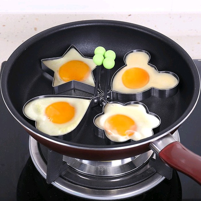 Alat Cetakan Telur Bulat - Cetakan Telur goreng - Cetakan telur Stainless Steel