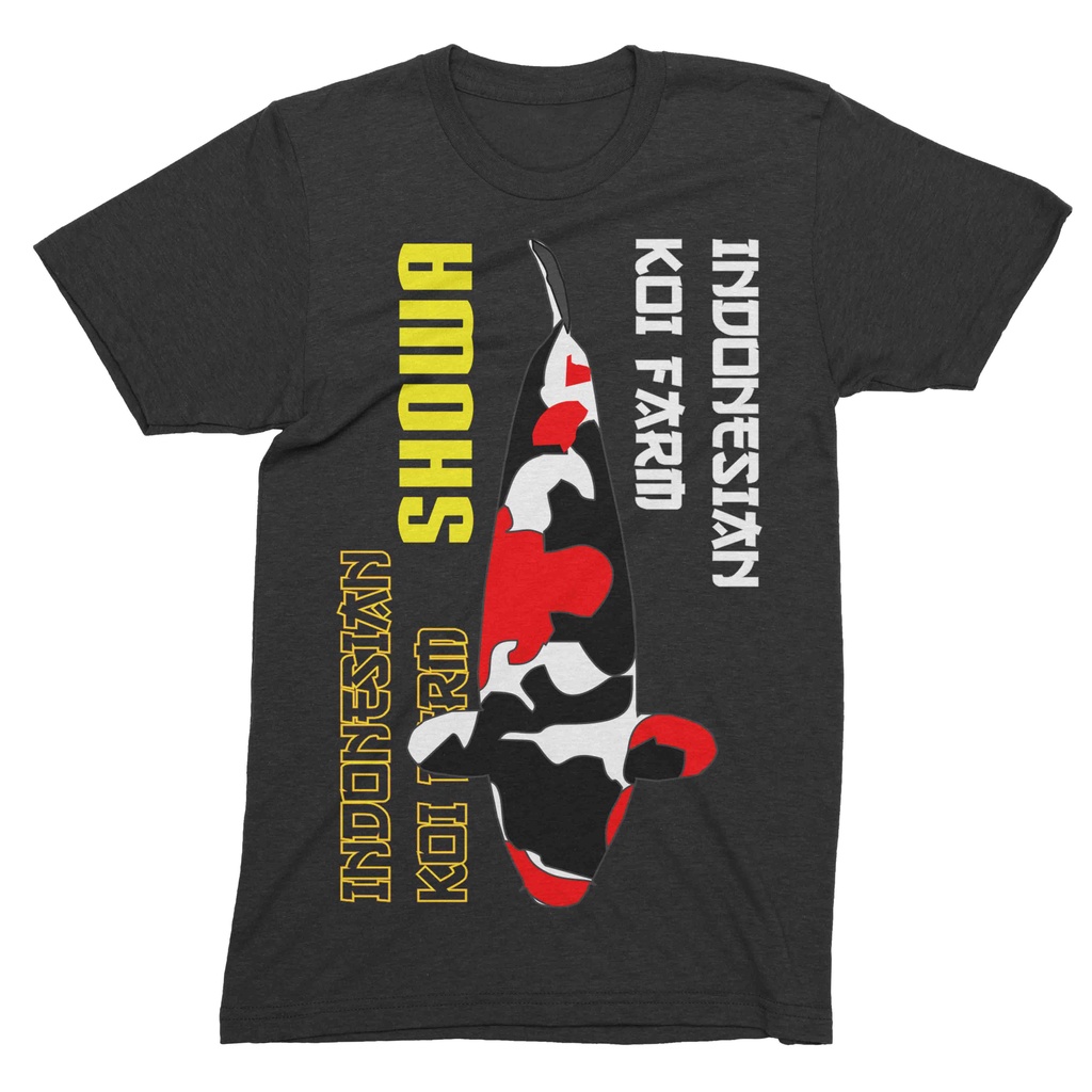 KAOS IKAN KOI SHOWA KAOS PECINTA IKAN KOI KAOS IKAN KOI KAOS IKAN KOI KAOS BIG SIZE ALL SIZE S M L X