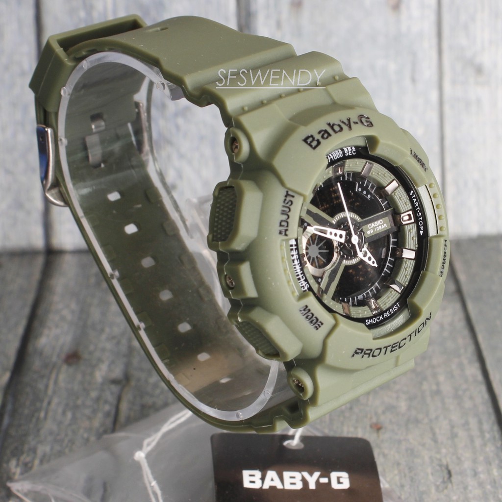 baby g army green