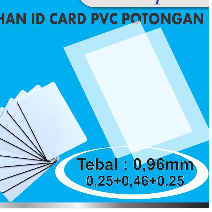 

☄️Awas!!! Bahan ID Card PVC 0,96mm Potongan Inkjet 10 Pcs Tinggal Print overlay printer biasa | Promo Hari Ini | Grosiran Murah | F⚡ASH SALE