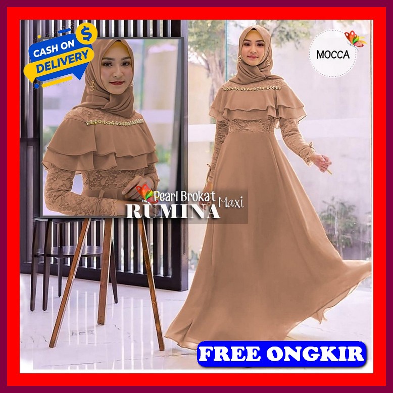 Buju Muslimah Bj Wanita Sarii Fashion Muslim Gamid Terbaru Gamus Termu Gamis Dress Muslim Rumina B