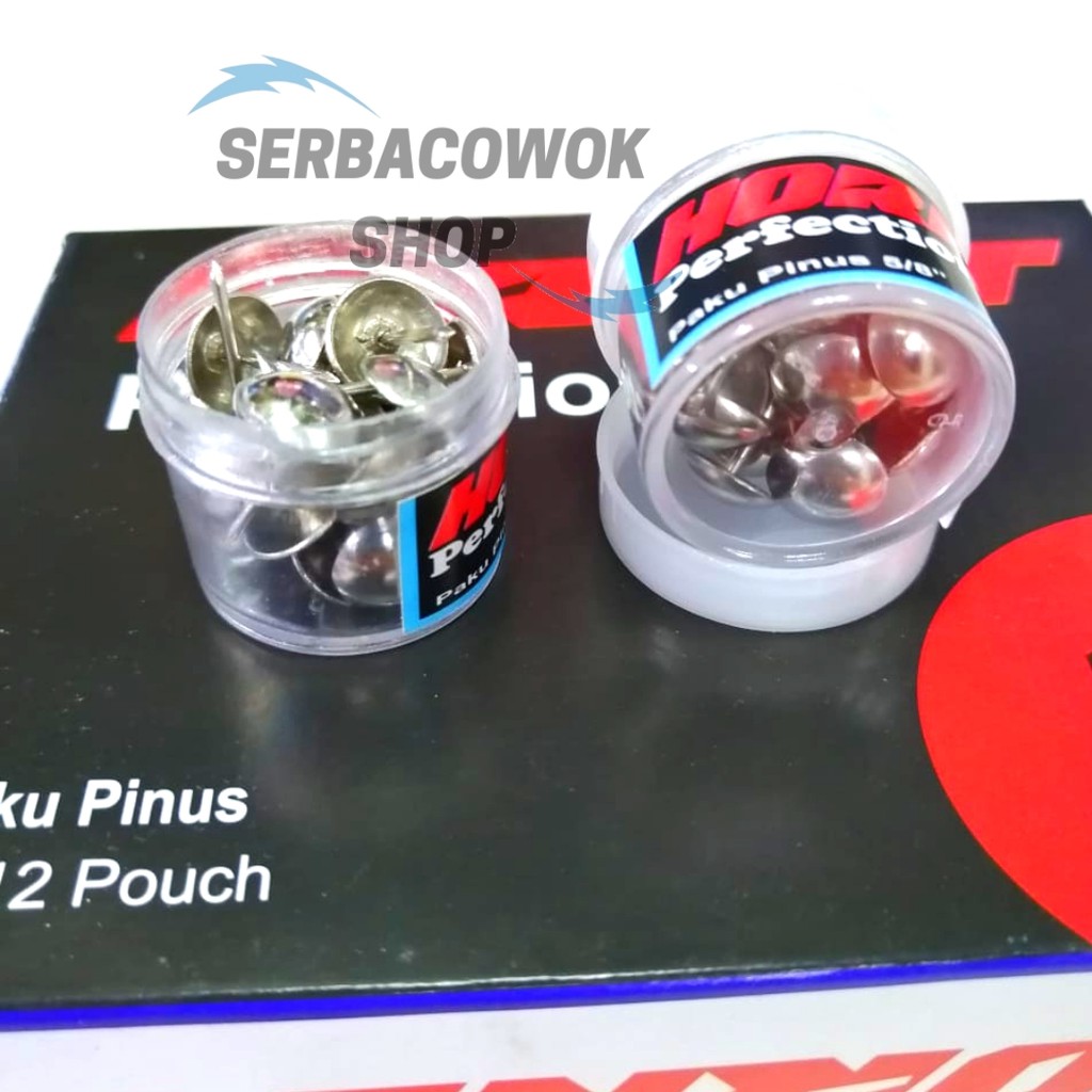 Paku Pinus Paku Payung 5/8 Inch 1 Box Pines Thumb Nail Tacks Pencet Termurah Berkualitas