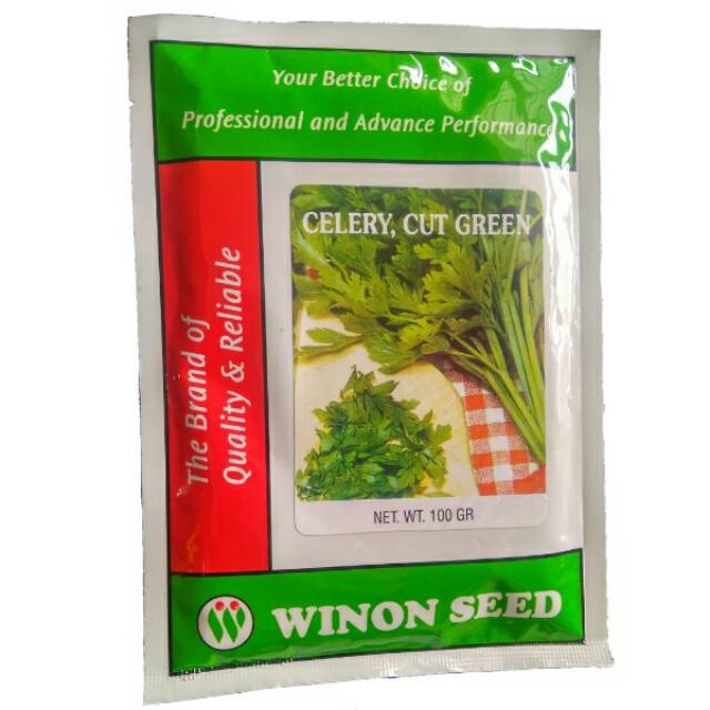 winon seed - Celery cut green - benih daun celery - 100 gram