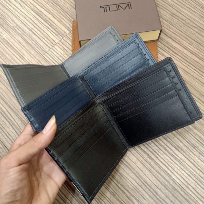 Dompet TUMI Global Center Flip Dompet Lipat Pria Import