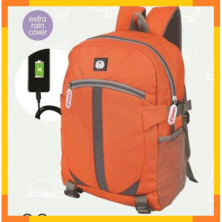 CDRXXI tas sekolah backpack anak lakilaki perempuan +bonus USB u cas