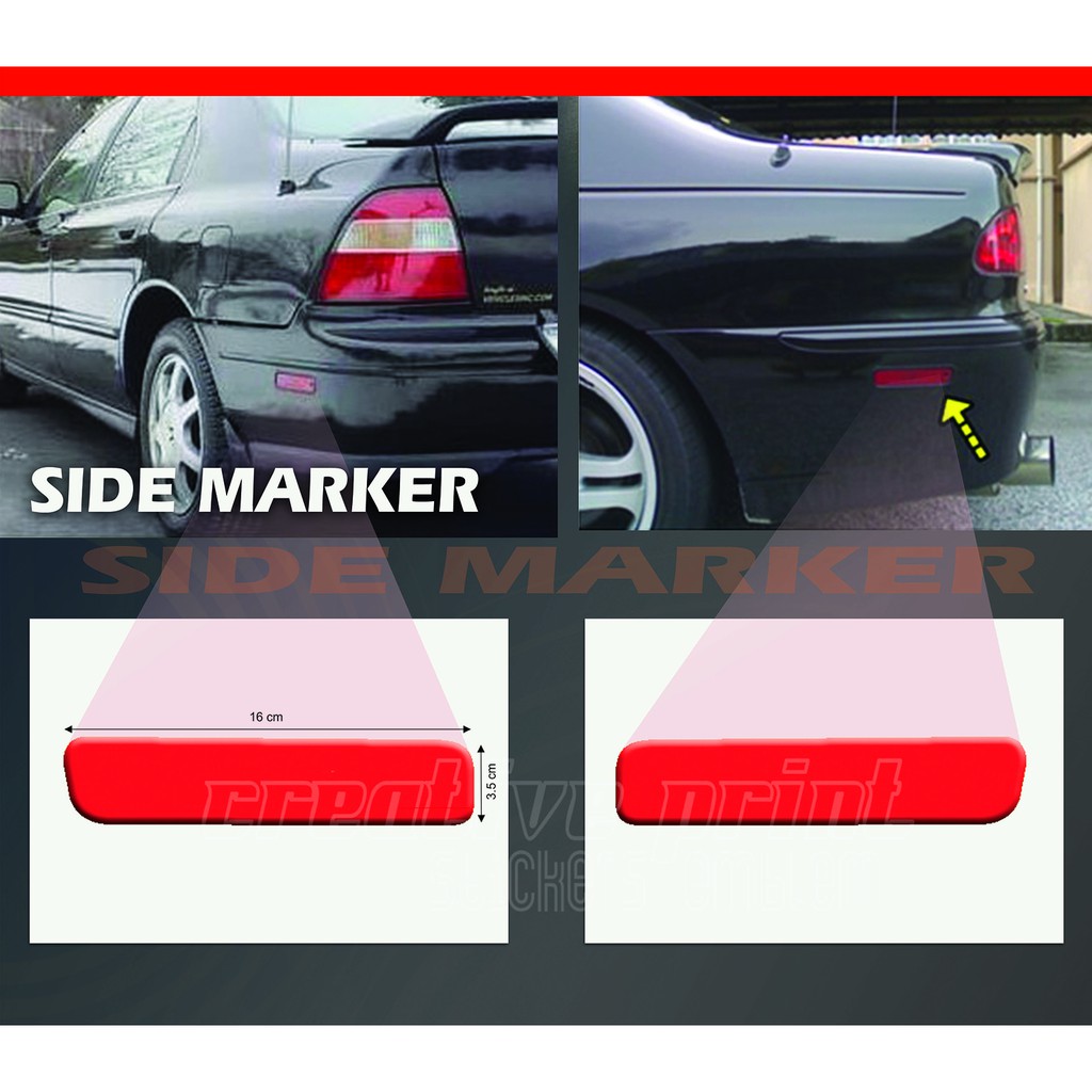 

Side Marker Emblem P 16 Cm - L 315 Cm