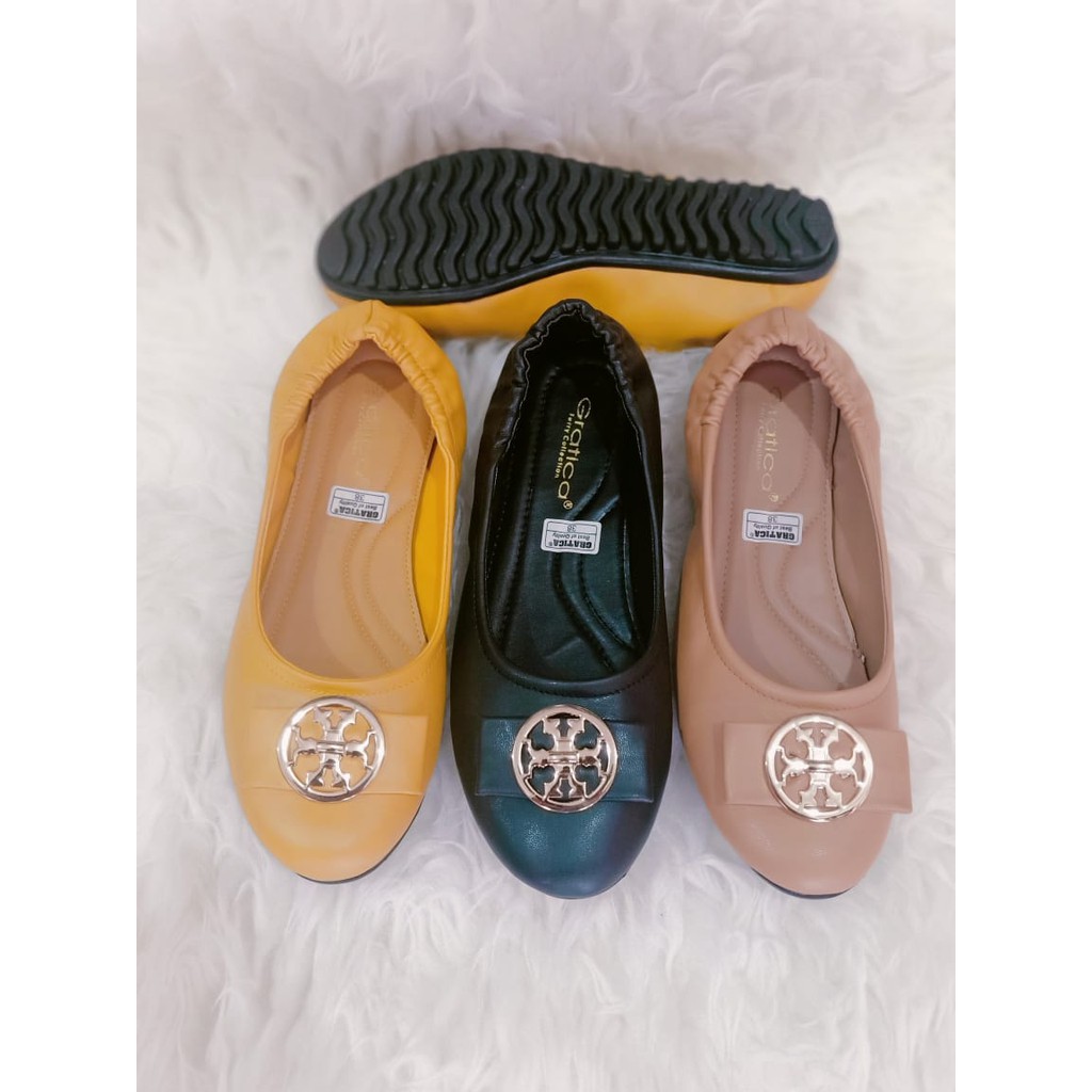 Flatshoes gratica terbaru jj09