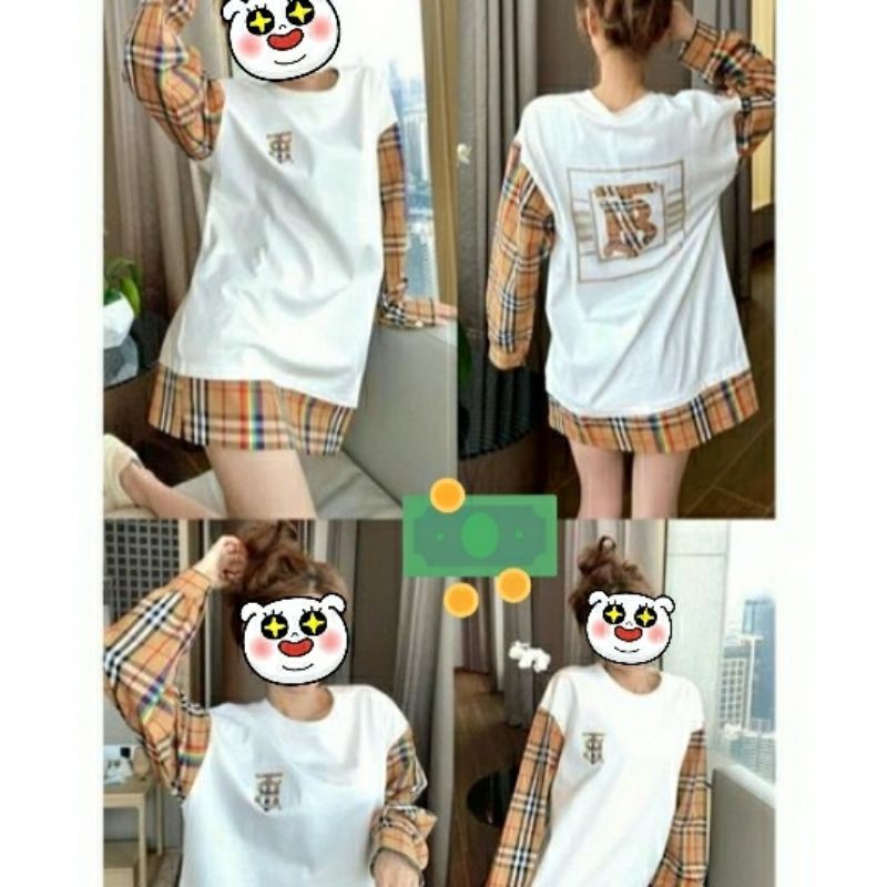 KAOS BURBERRY PREMIUM - KAOS WANITA - ATASAN WANITA - KAOS IMPORT - KAOS - ATASAN - BURBERRY