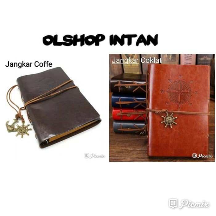 

Jual Buku Catatan Kulit Kulit Binder Notebook Buku Tulis - Jangkar Coffe Murah