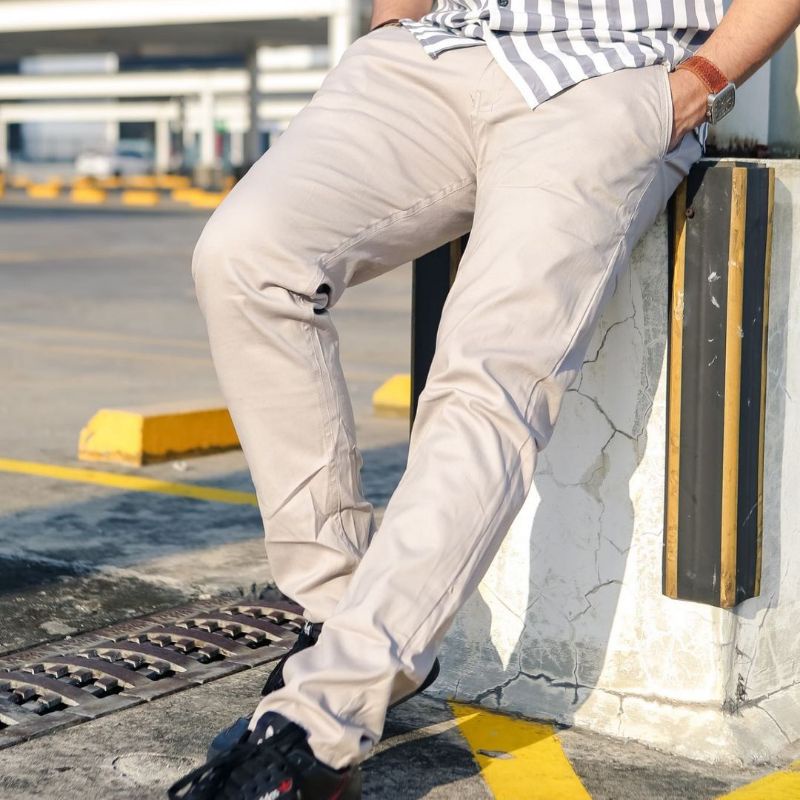 ( COD ) promo cuci gudang Celana chino panjang pria slimfit skinny kerjaharian casual formal size 27-39