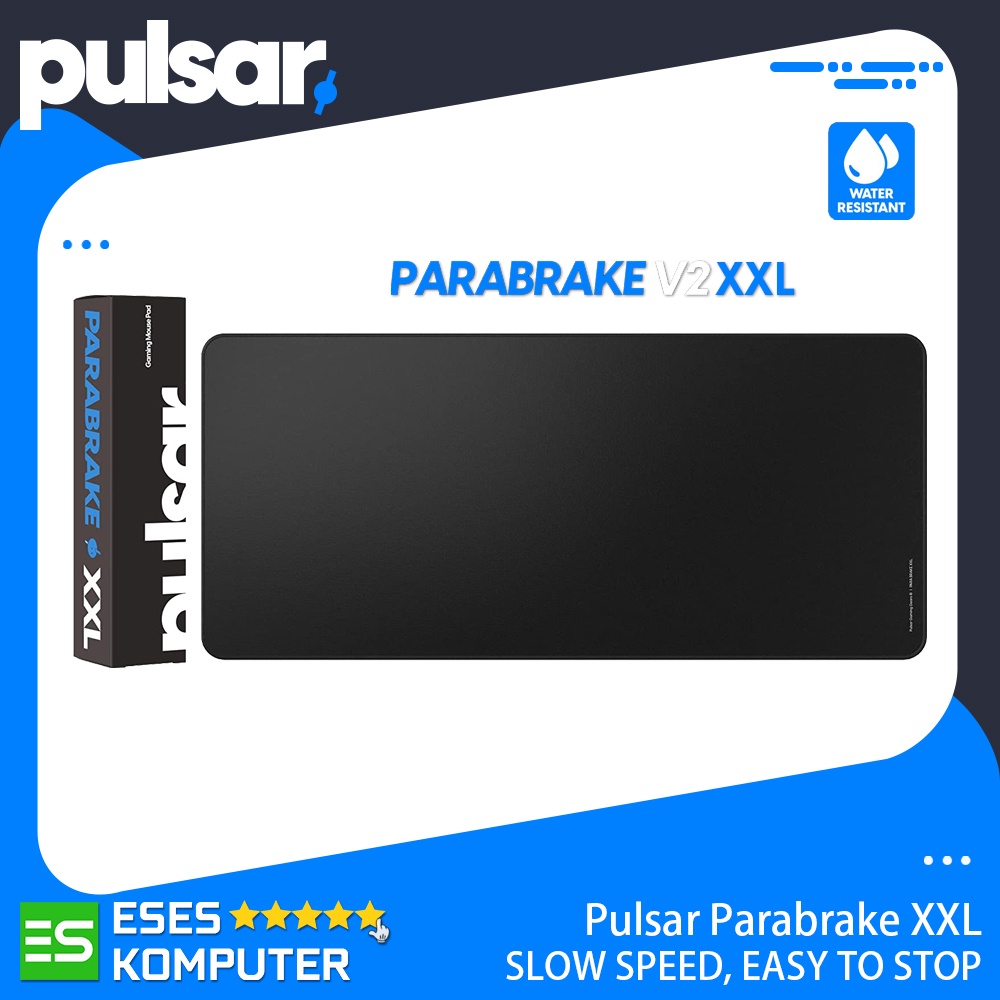 Mousepad Pulsar Parabrake V2 XXL Slow Speed | Water-Resistant | Mousepad Gaming