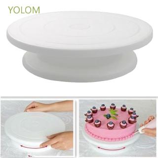 Meja Putar Bentuk Bulat Anti Slip Untuk Dekorasi Kue Meja Putar Bentuk Bulat Anti Slip Untuk Dekorasi Kue