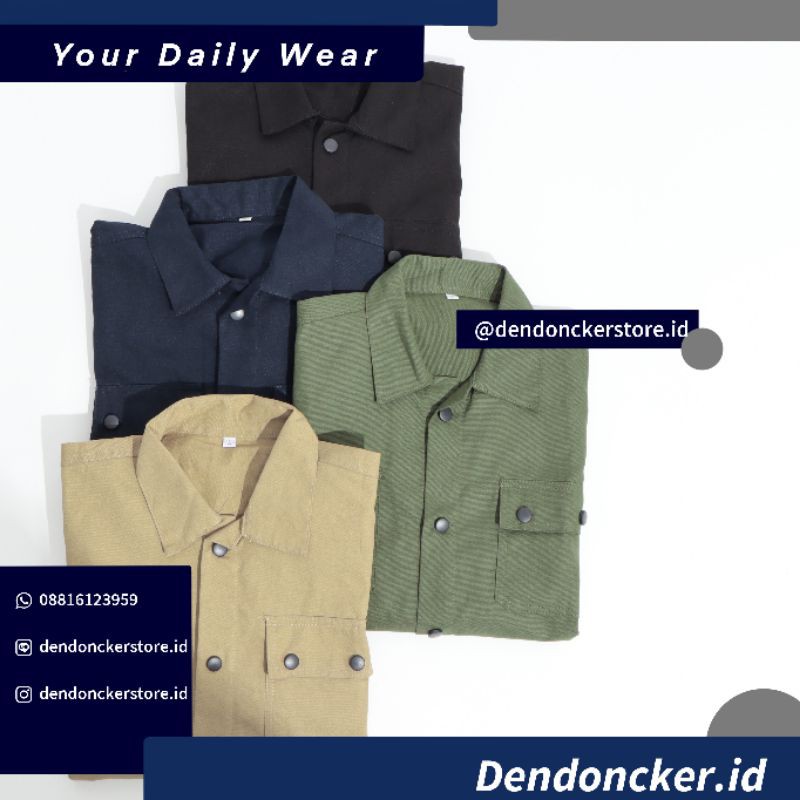 Jacket Canvas/Jacket Pria/Jacket Keren/Jacket Murah/Jacket Premium