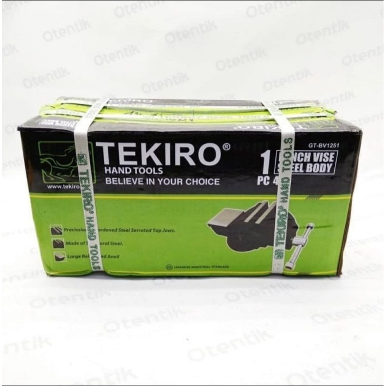 tekiro BV1251 bench vise 4&quot; catok ragum meja bodi besi 4inch BV 1251