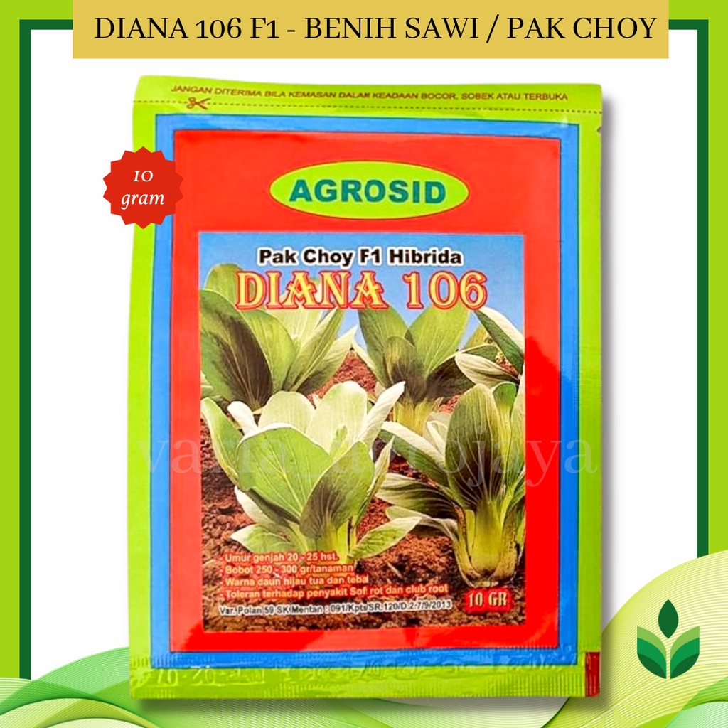 Jual Benih Bibit Sawi Daging Pakcoy Diana F Agrosid Shopee Indonesia