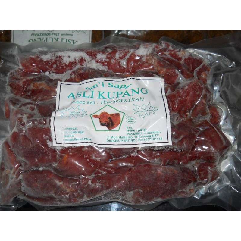 

Se'i Sapi Asli Kupang/Daging Sapi Asap 500gr, Resep Asli Ibu Soekiran