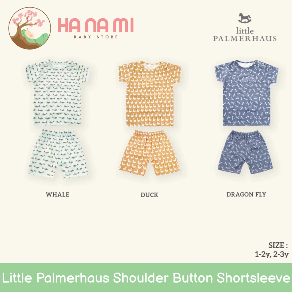 Little Wear Shoulder Button Short Sleeve