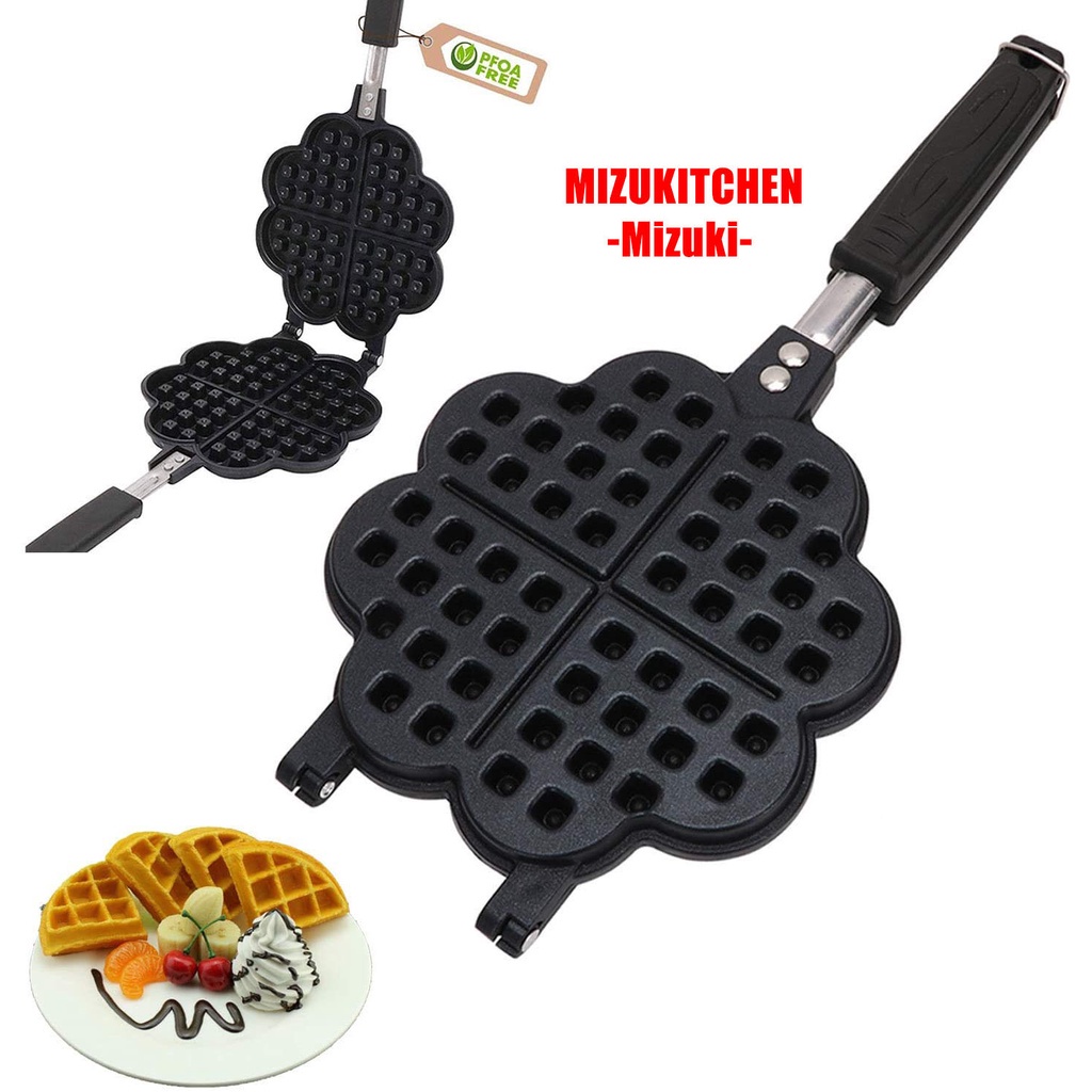 Waffle Maker GM Flower wafel cake pan 2174 loyang cetakan kue waffel croffel - alat mesin buat kue crofel anti lengket