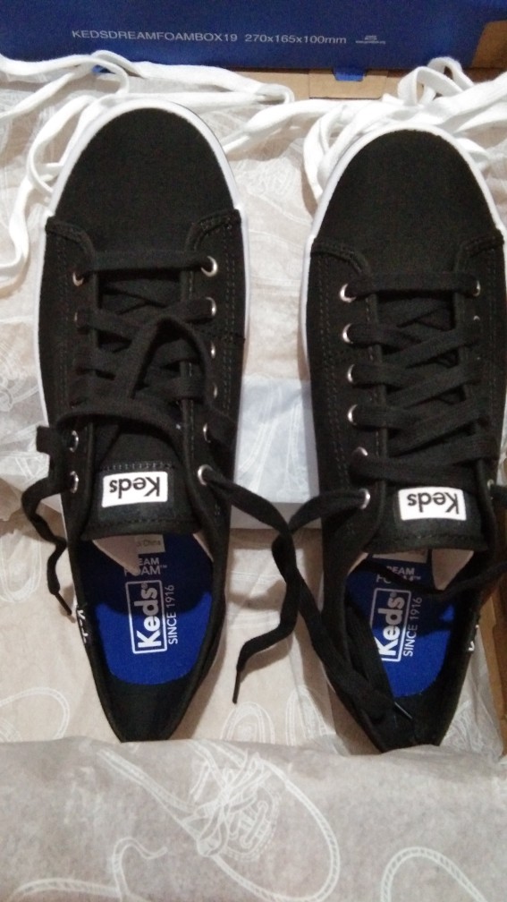 Keds Sepatu Wanita Kickstart Seasonal Solid Black Wf54684