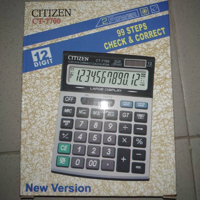 

Calculator citizen CT7700 12dgt