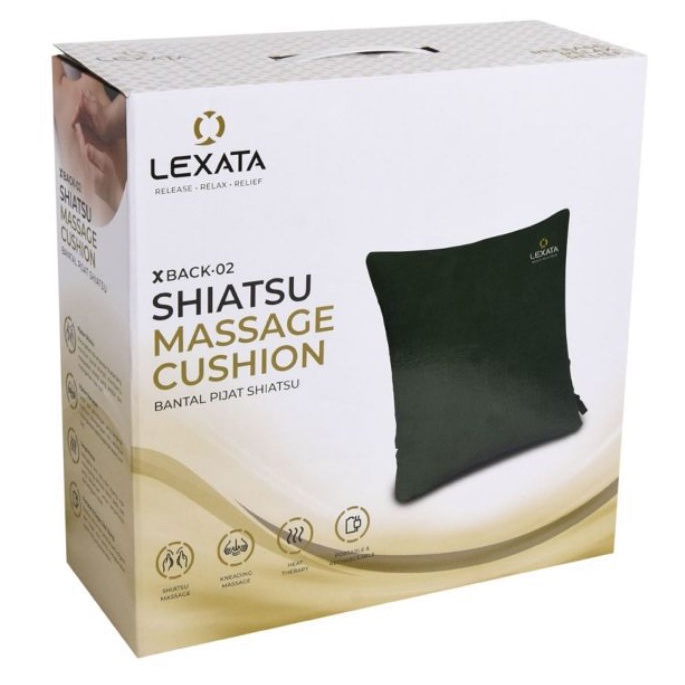 Lexata Bantal Cushion Shiatsu Massage Recargeable