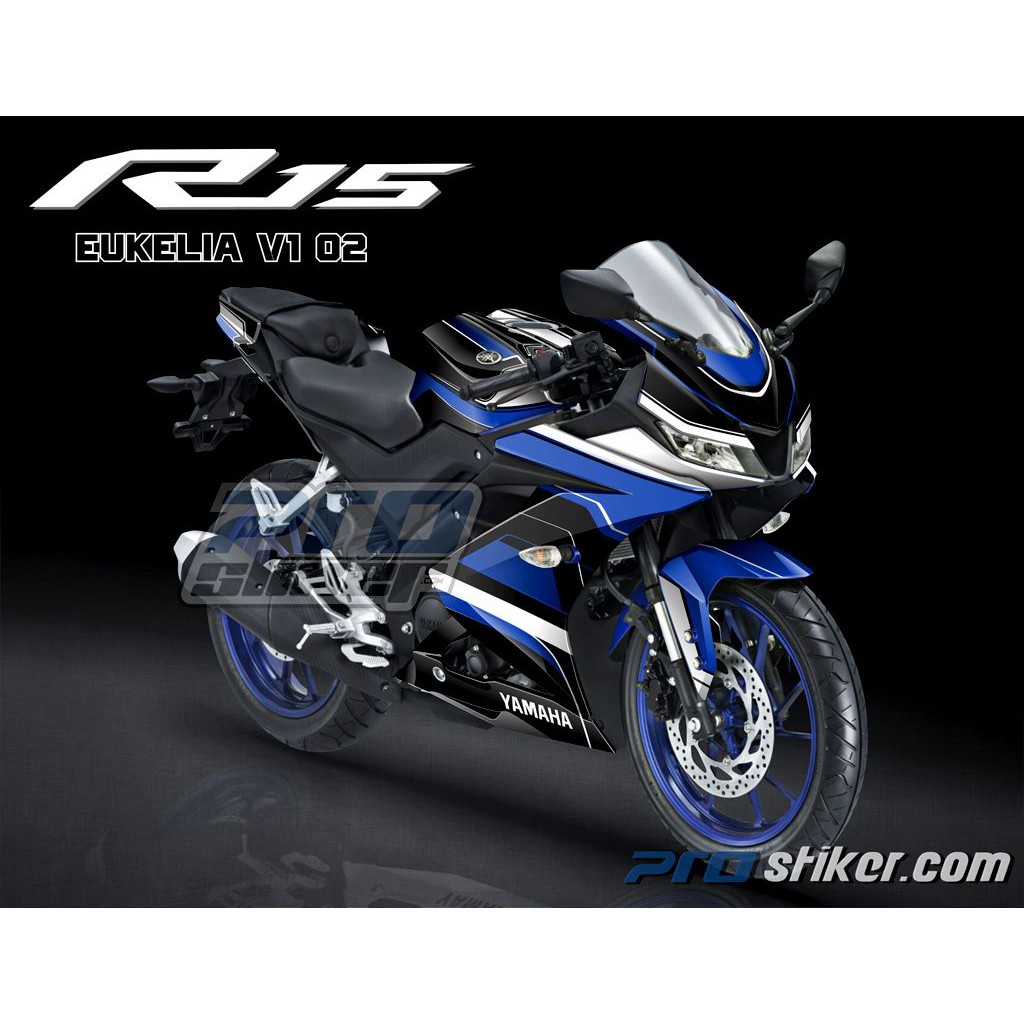 Decal Striping Variasi Yamaha R15 Desain Simpel Elegan Eukleia