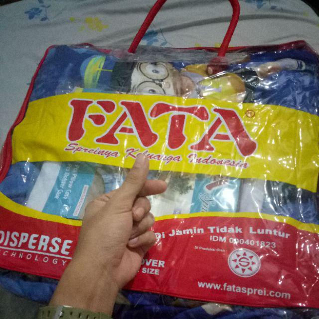 Fata - Bed Cover Set Motif New Doraemon Ukuran 120x200