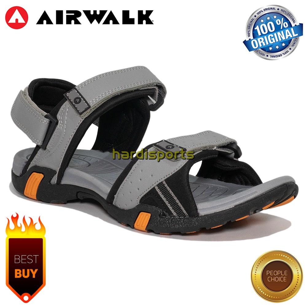 Sandal Pria Airwalk Kara AIW18SM1001G - Grey ORIGINAL