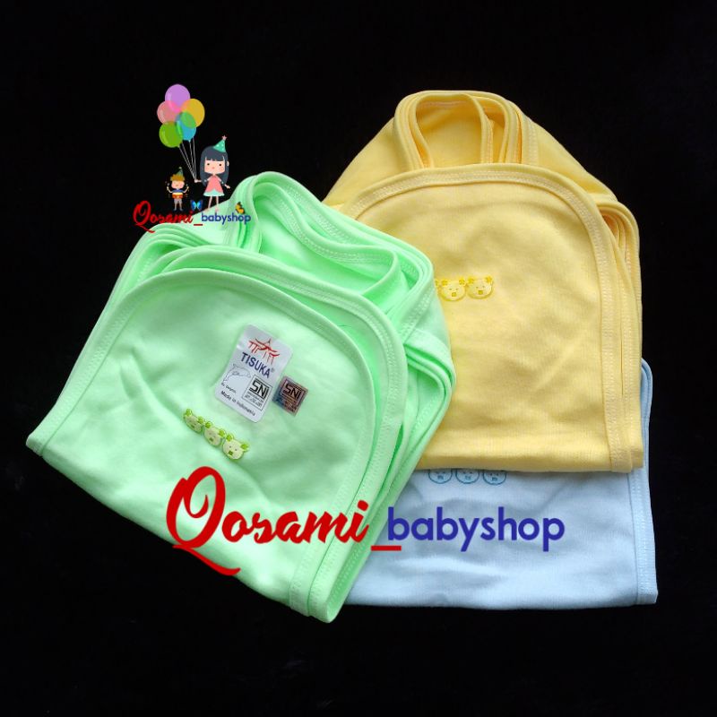 DOLPHIN 6 pcs Popok Tali Bayi Polos SNI