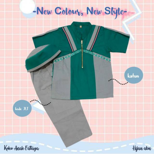 Fattaya Premium Koko Anak Juliet - Baju Muslim Laki-laki Busana Putra Islami untuk Buah Hati Setelan
